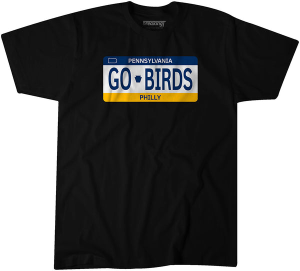 Go Birds License Plate