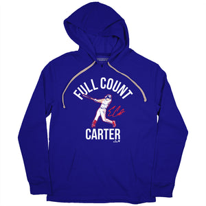 Evan Carter Full Count Carter Shirt, Texas - MLBPA Licensed -BreakingT