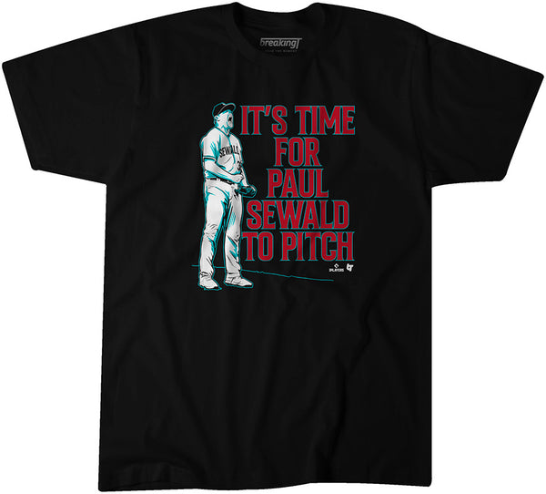 Paul Sewald Scream, Adult T-Shirt / 3XL - MLB - Sports Fan Gear | breakingt