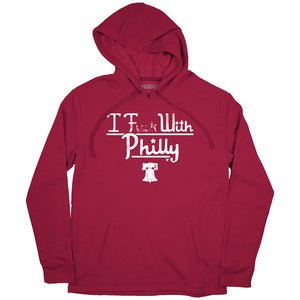 I F*** With Philly Shirt - Philadelphia Baseball - BreakingT