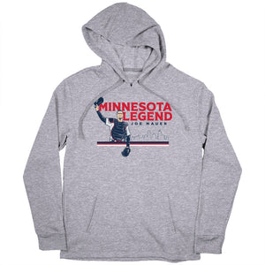 Joe Mauer Minnesota Legend Shirt + Hoodie - MLBPAA Licensed -BreakingT