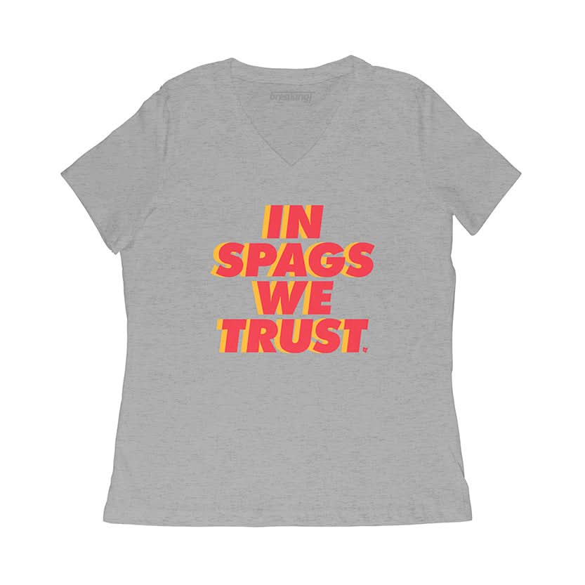 Kansas City: In Spags We Trust T-Shirt | Kansas City Pro Football