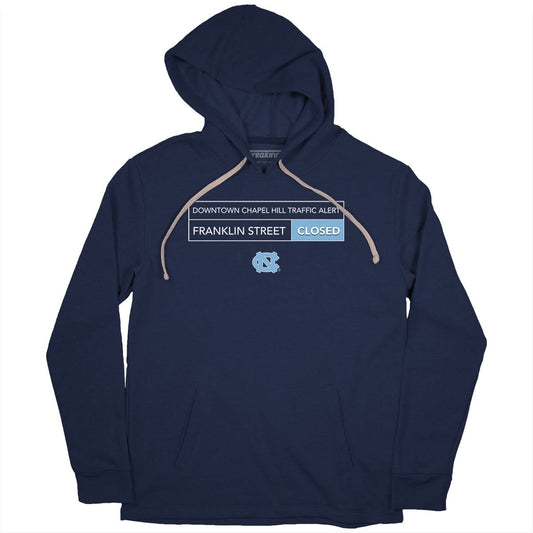 UNC Basketball: Franklin Street Closed Adult T-Shirt
