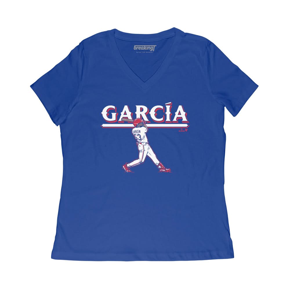 Adolis Garcia: Slugger Swing - Texas - MLBPA Licensed -BreakingT