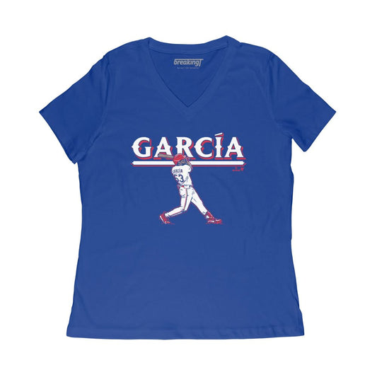 Adolis Garcia: Slugger Swing - Texas - MLBPA Licensed -BreakingT