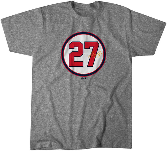 Austin Riley: Number Circle Shirt - MLBPA Licensed - BreakingT
