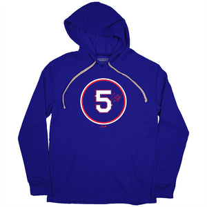 Corey Seager: Number Circle - Texas - MLBPA Licensed -BreakingT