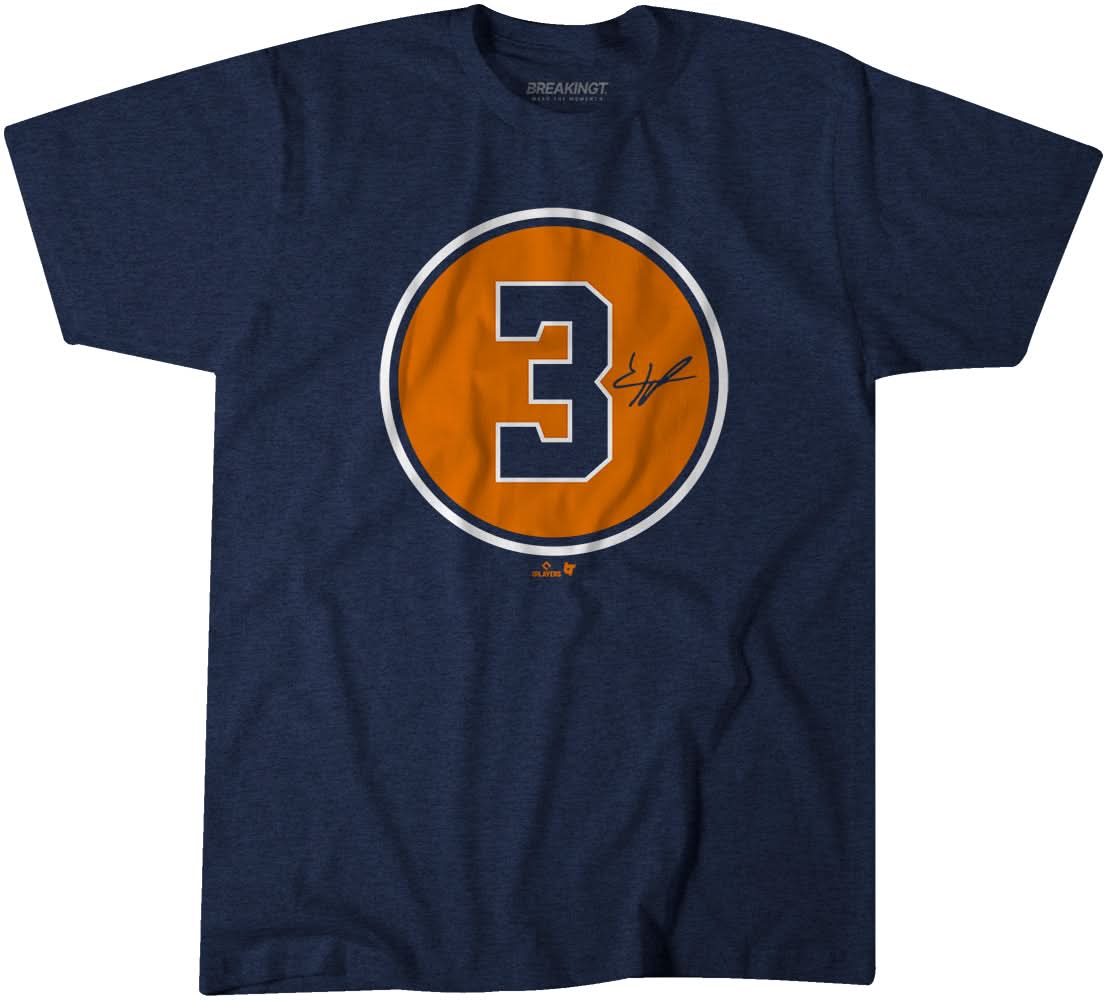 Jeremy Peña: Number Circle Shirt - MLBPA Licensed - BreakingT