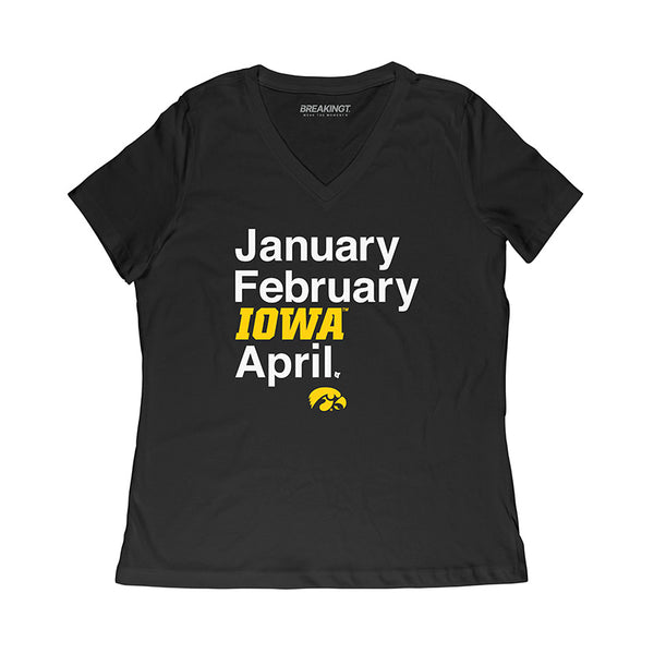 Iowa Basketball: January February Iowa April