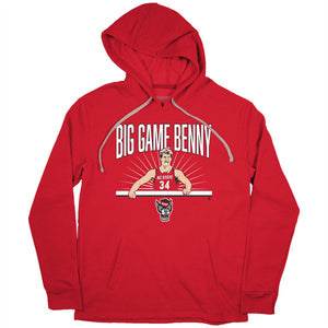 NC State Basketball: Ben Middlebrooks Big Game Benny Adult T-Shirt