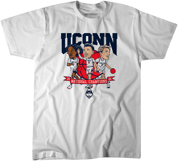 UConn Men's Basketball: 2024 National Champions Caricatures
