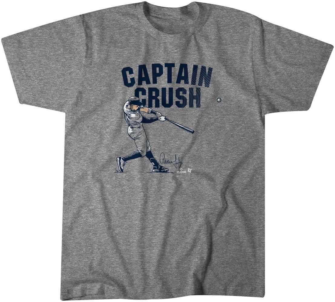 Aaron Judge: Captain Crush Shirt, New York - MLBPA Licensed -BreakingT