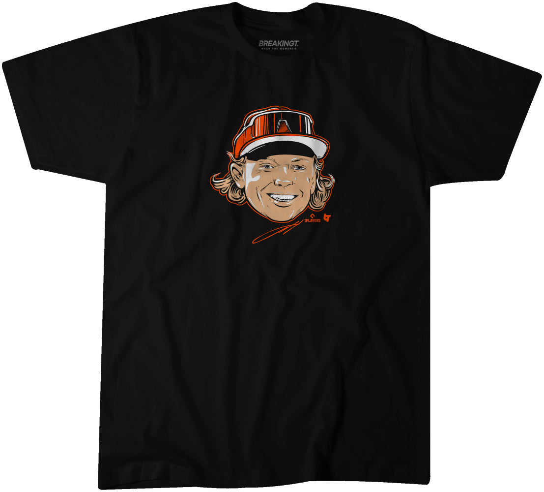 Jackson Holliday: Swag Head Shirt, Baltimore - MLBPA - BreakingT