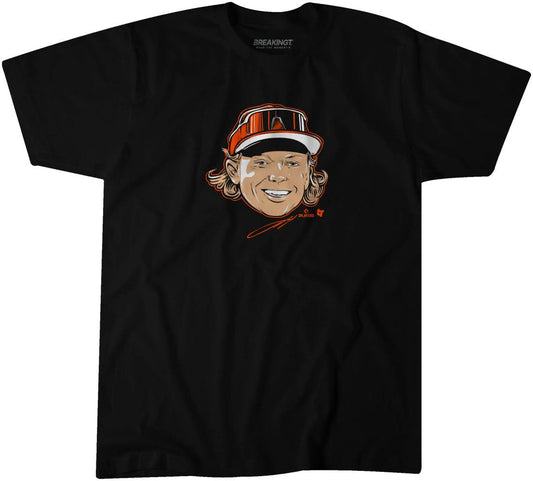 Jackson Holliday: Swag Head Shirt, Baltimore - MLBPA - BreakingT