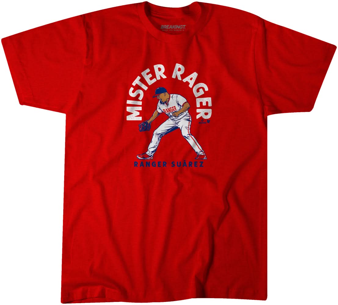 Ranger Suárez: Mr. Rager Shirt, Philly - MLBPA Licensed - BreakingT