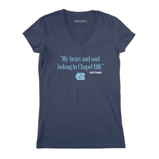 UNC Basketball: Seth Trimble Chapel Hill Adult T-Shirt