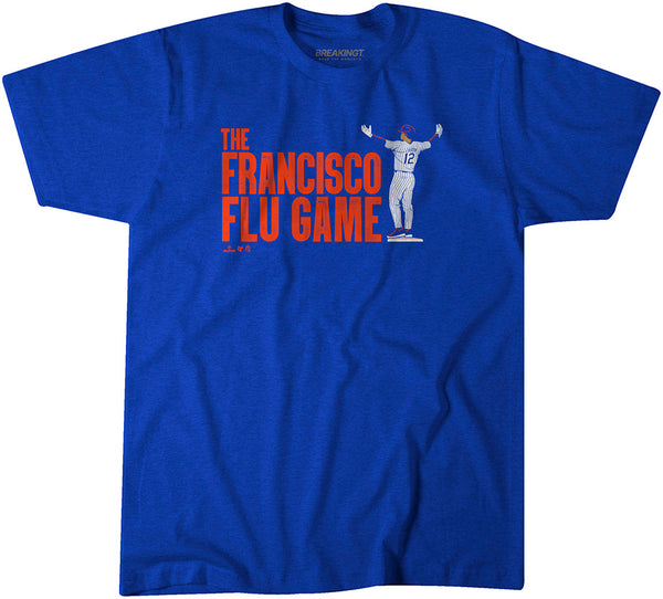 The Francisco Lindor Frankie Flu Game T-Shirt - MLBPA - BreakingT