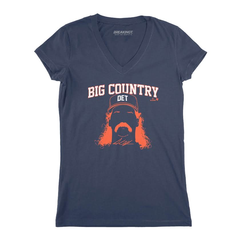Andrew Chafin: Big Country Shirt, Detroit - MLBPA Licensed - BreakingT