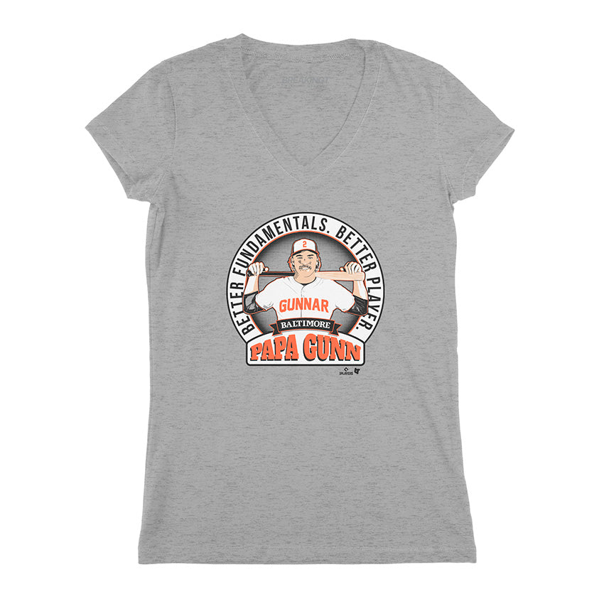 Gunnar Henderson Papa Gunn Shirt, Baltimore -MLBPA Licensed- BreakingT