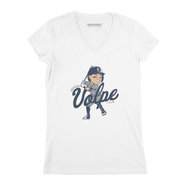 Anthony Volpe: Caricature Shirt, New York - MLBPA Licensed - BreakingT