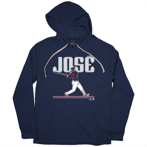 José Ramírez: Slugger Swing Shirt, Cleveland - MLBPA - BreakingT