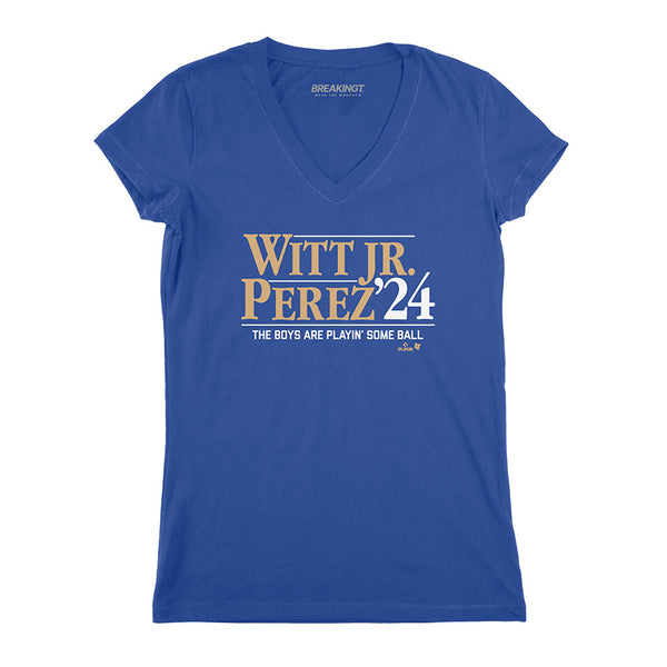 Witt Jr-Perez '24 Shirt, Kansas City - MLBPA Licensed - BreakingT