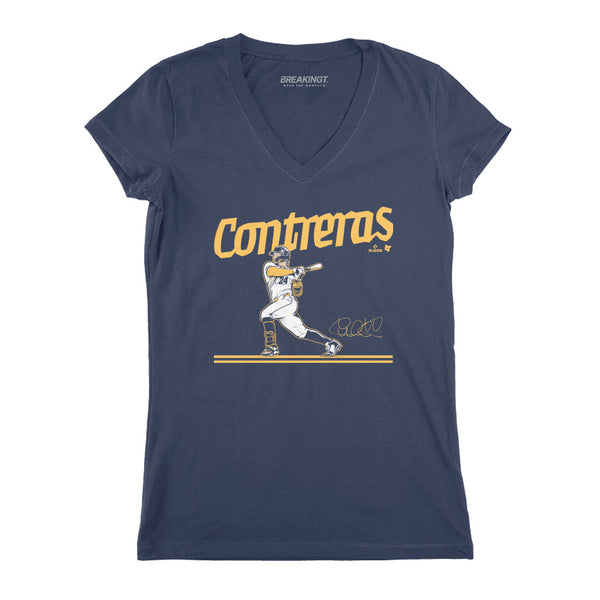 William Contreras Slugger Shirt, Milwaukee - MLBPA Licensed -BreakingT