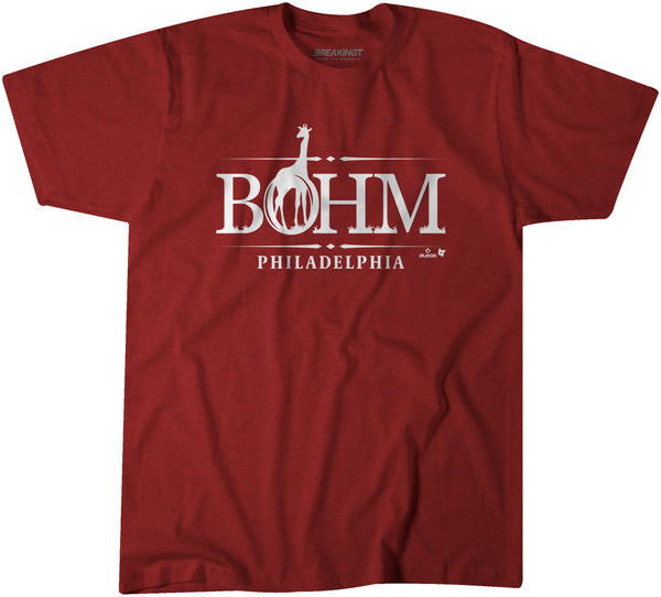 Alec Bohm: Raffie Shirt, Philly Baseball - MLBPA Licensed - BreakingT