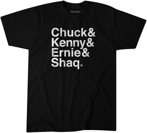 Chuck & Kenny & Ernie & Shaq Adult T-Shirt