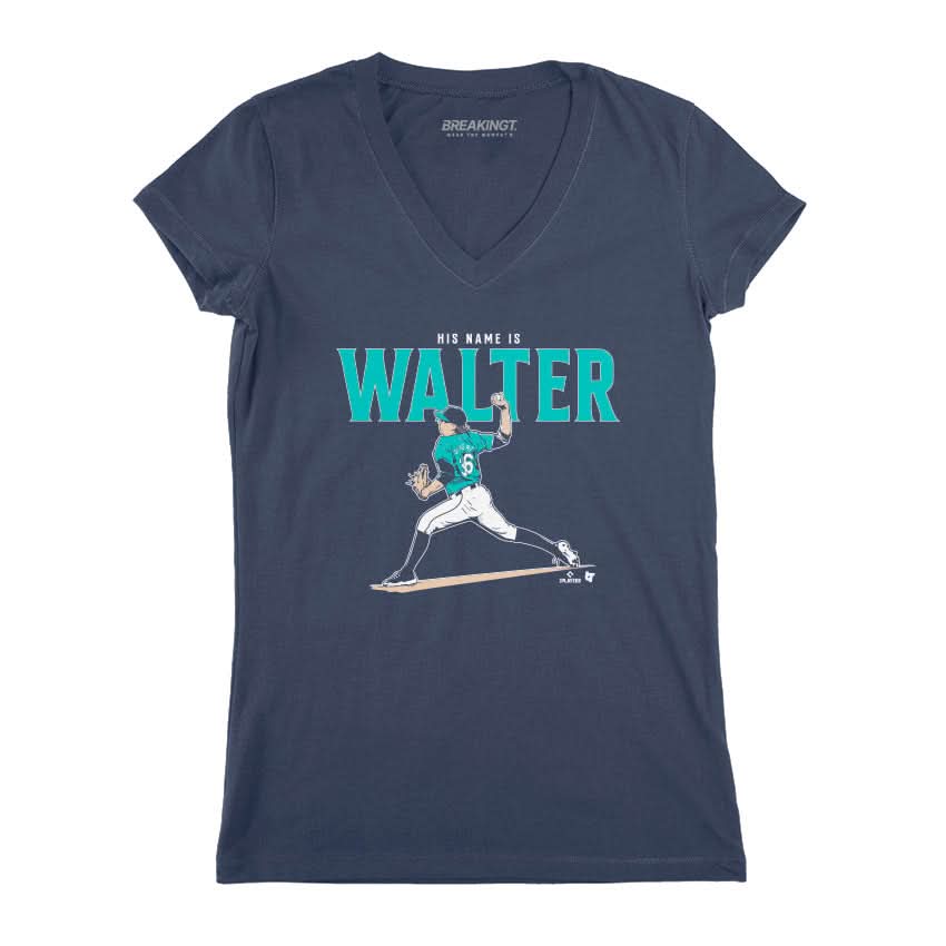 Logan Gilbert: His Name is Walter Shirt, Seattle - MLBPA - BreakingT
