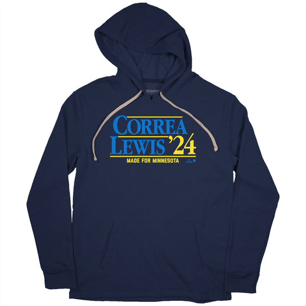 Correa-Lewis '24 Shirt, Minnesota Baseball - MLBPA Licensed -BreakingT