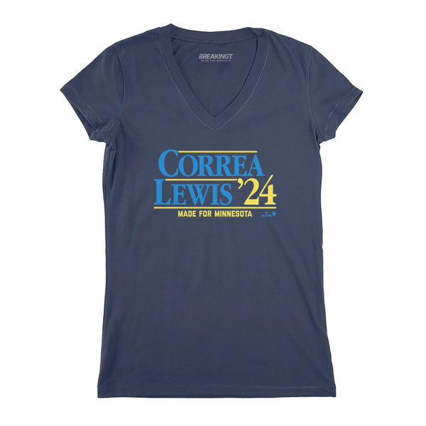 Correa-Lewis '24 Shirt, Minnesota Baseball - MLBPA Licensed -BreakingT