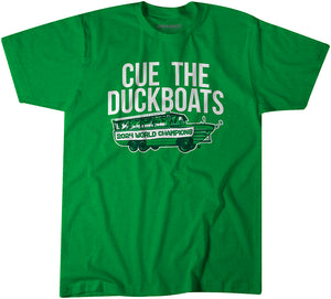 Boston Basketball: Cue the Duckboats Adult T-Shirt