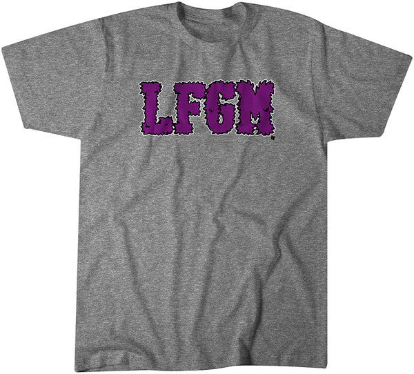 Fuzzy Purple LFGM Shirt + Hoodie - New York Baseball - BreakingT