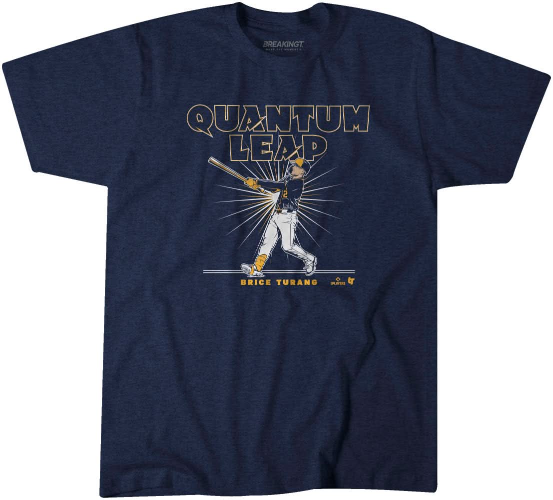 Brice Turang: Quantum Leap Shirt, Milwaukee -MLBPA Licensed- BreakingT