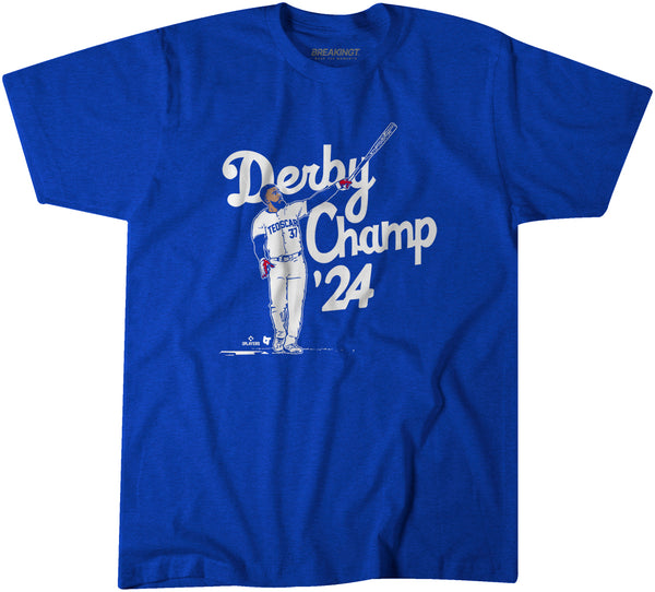 Teoscar Hernandez: Derby Champ Shirt, LA - MLBPA Licensed - BreakingT