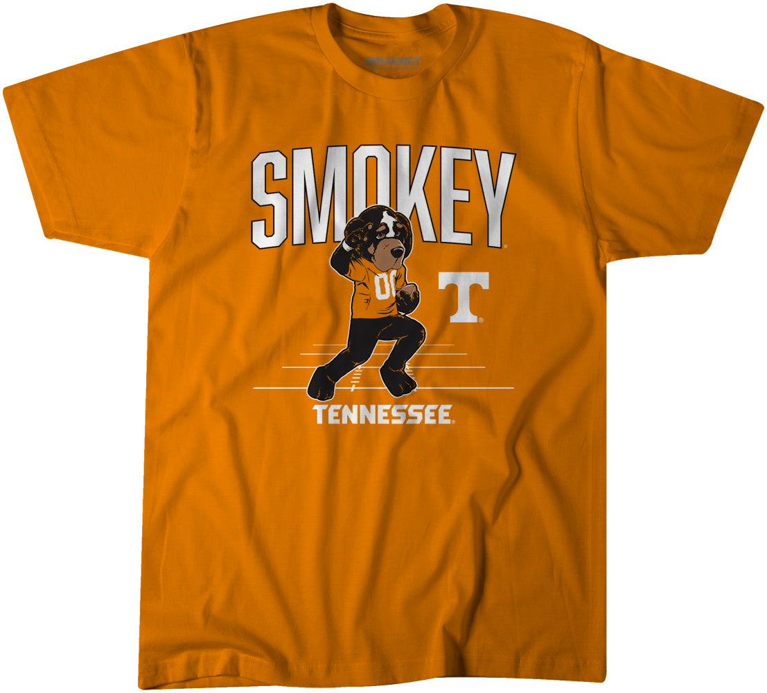 Tennessee Vols Football: Smokey Mascot Shirt - UT Licensed - BreakingT