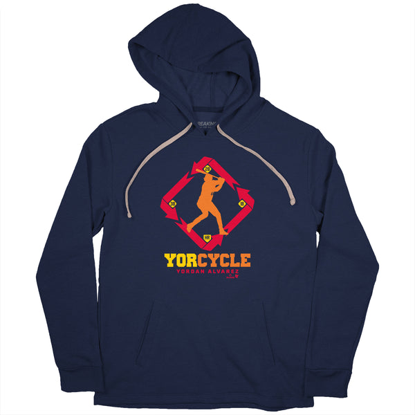 Yordan Álvarez: Yorcycle Shirt, Houston - MLBPA Licensed - BreakingT