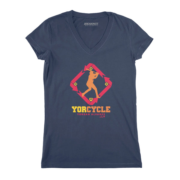 Yordan Álvarez: Yorcycle Shirt, Houston - MLBPA Licensed - BreakingT