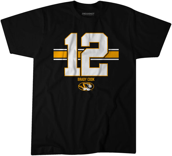 Mizzou Football: Brady Cook 12 Stripe