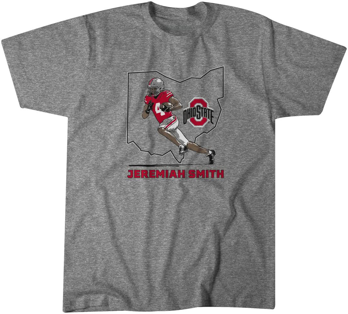 Ohio State Football: Jeremiah Smith State Star Adult Unisex Tee
