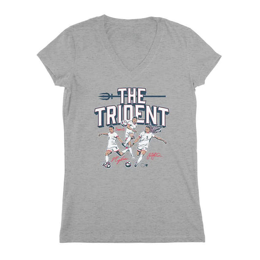 USWNT Trident T-Shirt Swanson, Rodman, Smith Trident