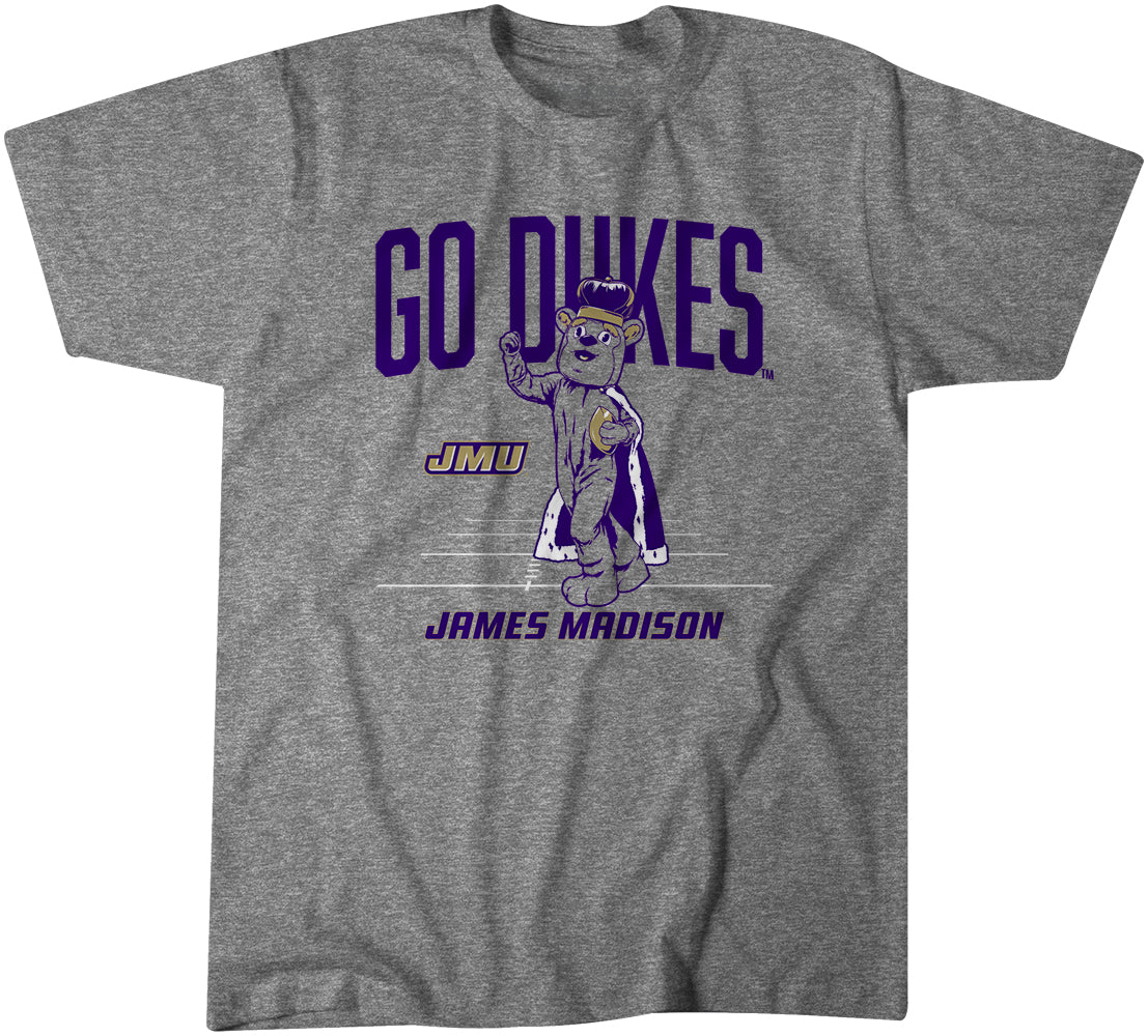 JMU Football: Go Dukes Mascot - Officially Licensed - BreakingT