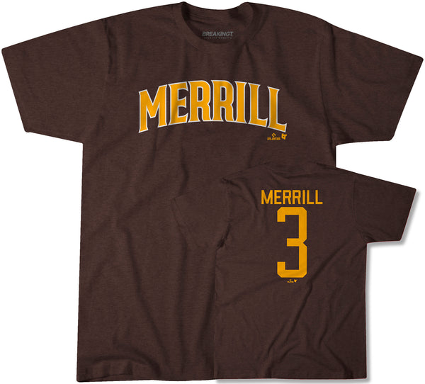 Jackson Merrill Jersey T-Shirt (Name & Number) - San Diego Baseball