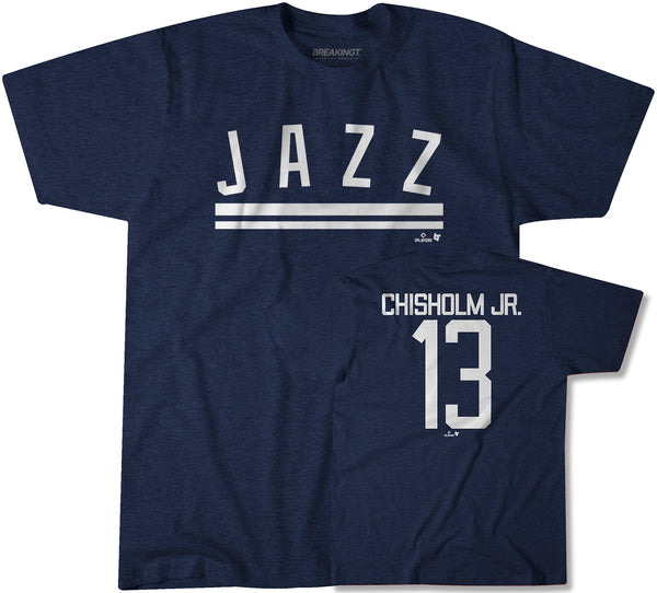 Jazz Chisholm Jr. Jersey T-Shirt (Name & Number) - New York Baseball