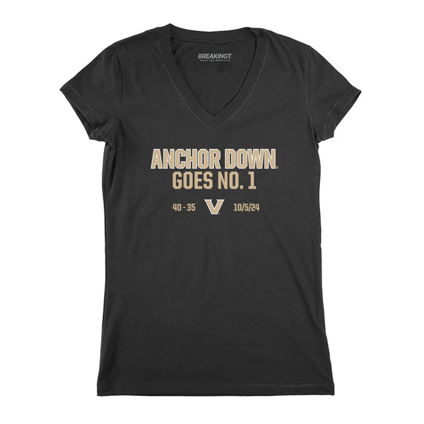 Vanderbilt Football: Anchor Down Goes No. 1