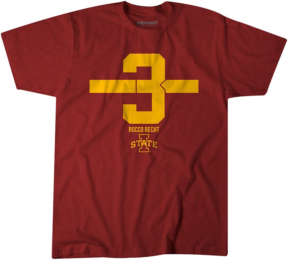 Iowa State Football: Rocco Becht Number Stripe