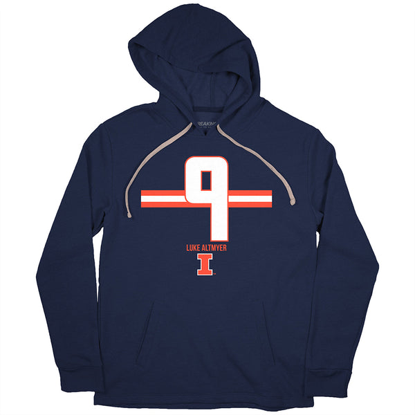 Illinois Football: Luke Altmyer Number Stripe