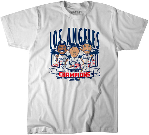 Los Angeles Baseball: World Champions Caricatures