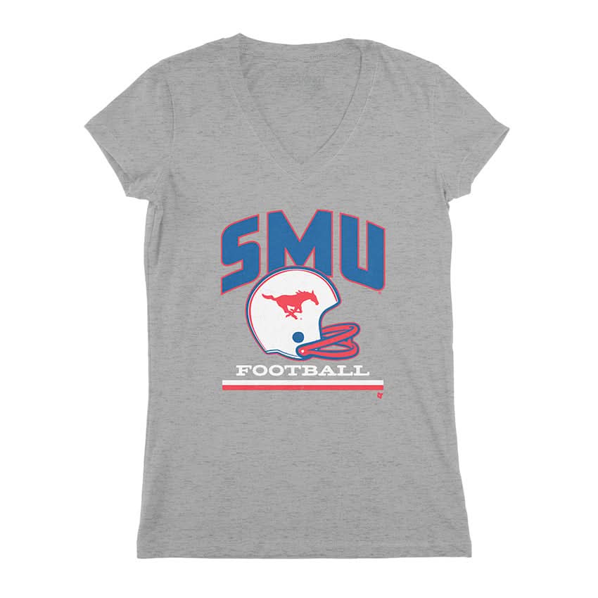 SMU Mustangs: Vintage Football Helmet
